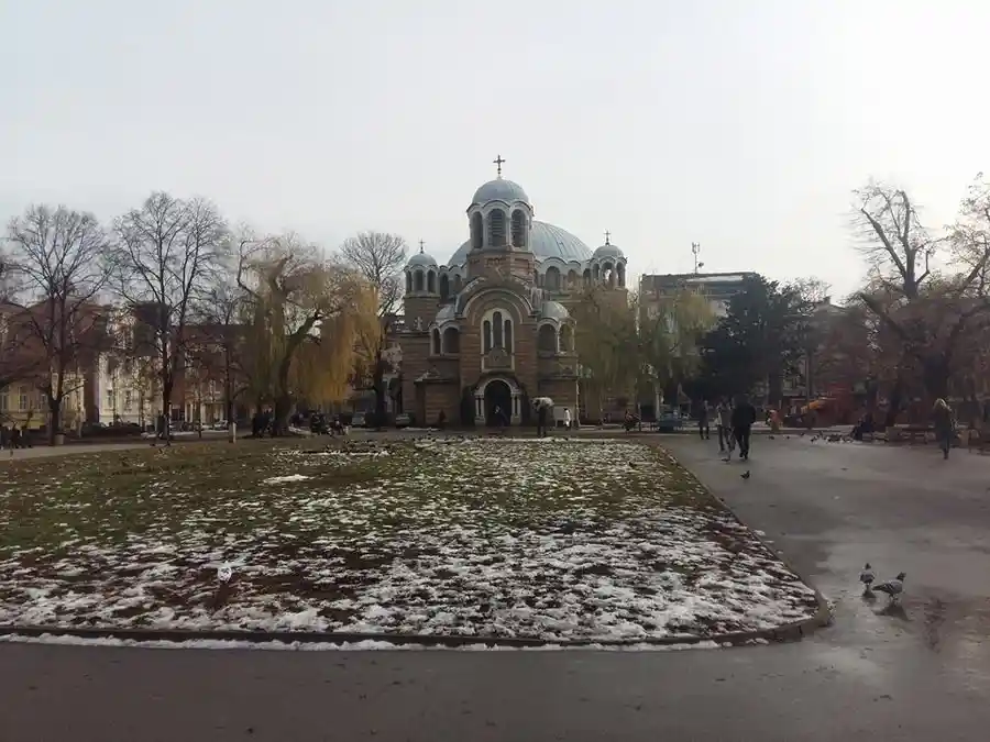 Градинката до храм "Св. Седмочисленици" - София